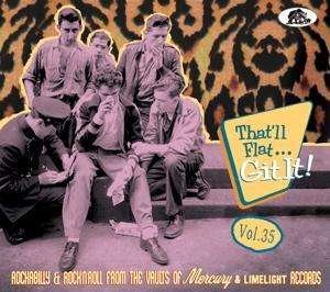 Cover for That'll Flat Git It 35: Rockabilly &amp; Rock / Var · That'll Flat Git It! 35 (CD) (2020)
