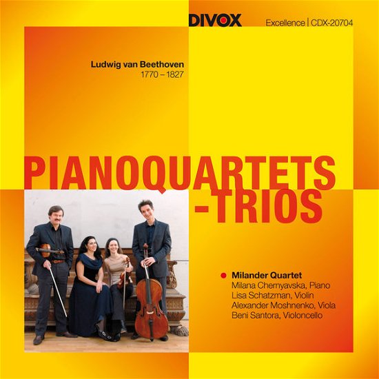 Beethovenpiano Trios - Milander Quartet - Musiikki - DIVOX - 7619913207043 - maanantai 2. syyskuuta 2013
