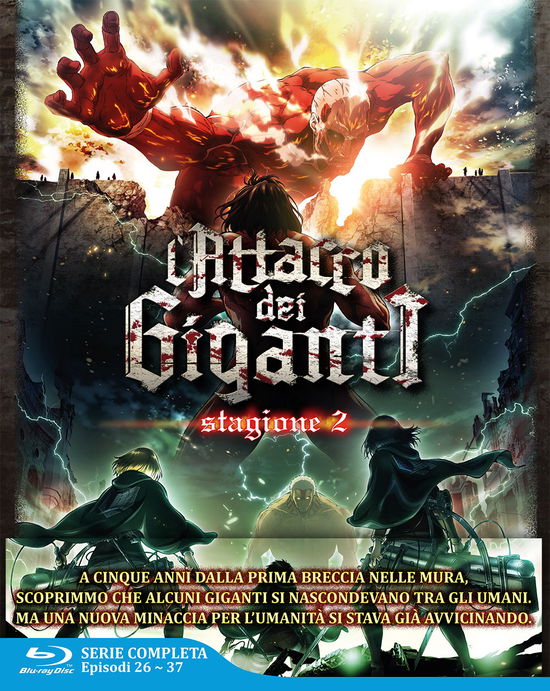 Cover for Attacco Dei Giganti (L') · Stagione 02 The Complete Series (Eps 01-12) (3 Blu-Ray) (Blu-Ray) (2019)