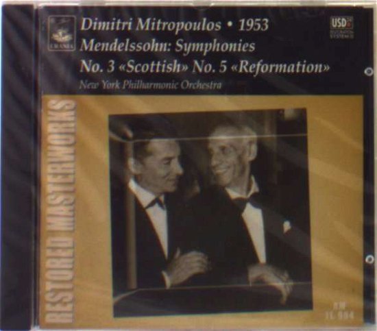 Cover for F. Mendelssohn-Bartholdy · Symphonies No.3 &amp; 5 (CD) (2004)