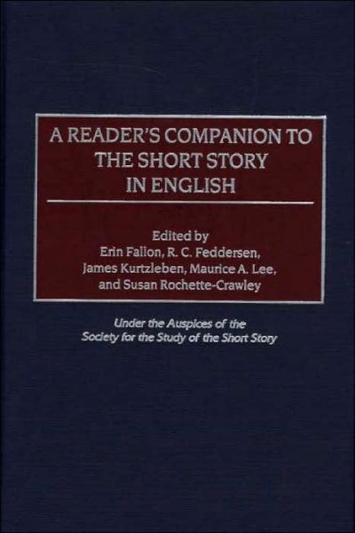Cover for A Reader's Companion to the Short Story in English (Hardcover Book) [Annotated edition] (2000)