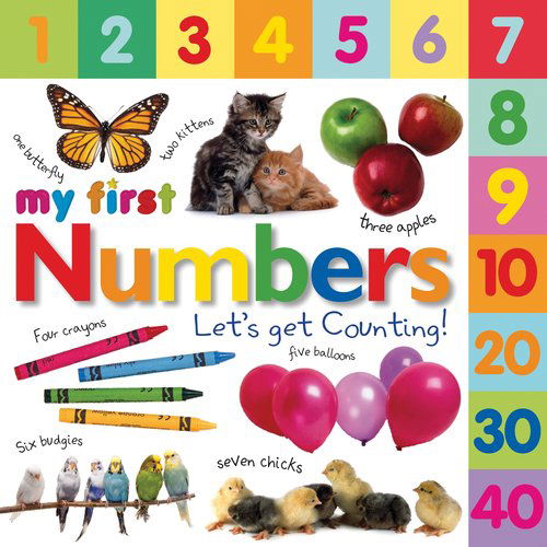 Tabbed Board Books: My First Numbers: Let's Get Counting! (Tab Board Books) - Dk Publishing - Boeken - DK Preschool - 9780756636043 - 2009