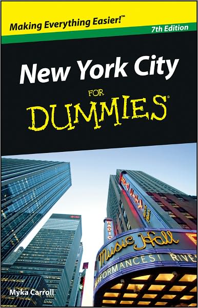 Cover for M Carroll · New York City For Dummies 7e (Paperback Book) [7th edition] (2012)