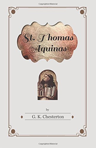 Cover for G. K. Chesterton · St. Thomas Aquinas (Paperback Book) (2011)