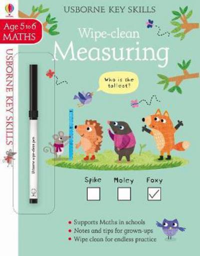 Wipe-Clean Measuring 5-6 - Key Skills - Holly Bathie - Books - Usborne Publishing Ltd - 9781474951043 - August 9, 2018