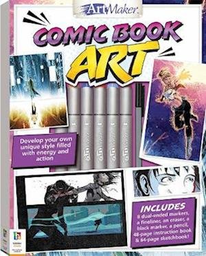 Art Maker: Comic Book Art - Art Maker Portrait - Hinkler Pty Ltd - Bøger - Hinkler Books - 9781488923043 - 1. september 2021
