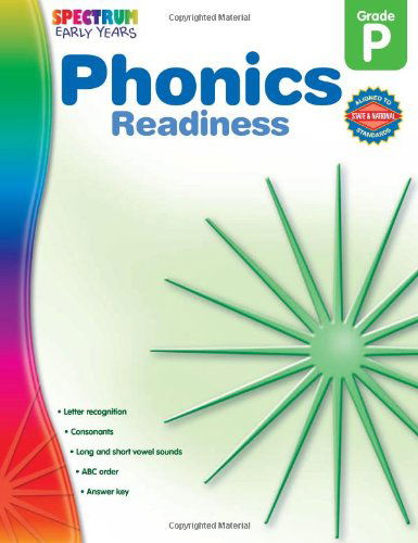 Cover for Spectrum · Phonics Readiness, Grade Pk (Early Years) (Paperback Bog) (2011)