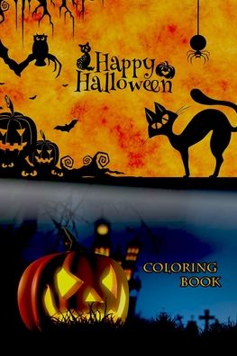 Cover for Halloween Books · Happy Halloween Coloring Book (Paperback Book) (2019)