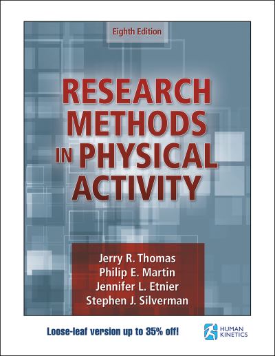 Cover for Jerry R. Thomas · Research Methods in Physical Activity (Loose-leaf) (2022)