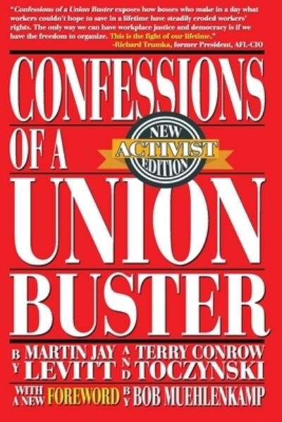 Cover for Terry Conrow Toczynski · Confessions of a Union Buster: New Activist Edition (Paperback Book) (2021)