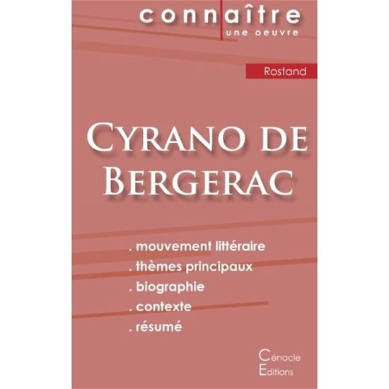Cover for Edmond Rostand · Fiche de lecture Cyrano de Bergerac de Edmond Rostand (Analyse litteraire de reference et resume complet) (Taschenbuch) (2022)