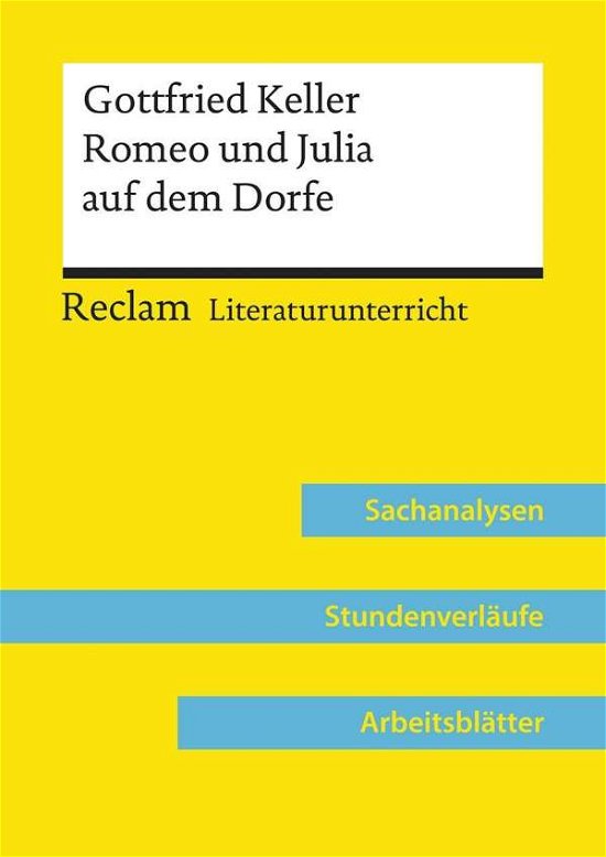 Reclam UB 015804 Keller:Romeo und Julia - Gottfried Keller - Bøger -  - 9783150158043 - 