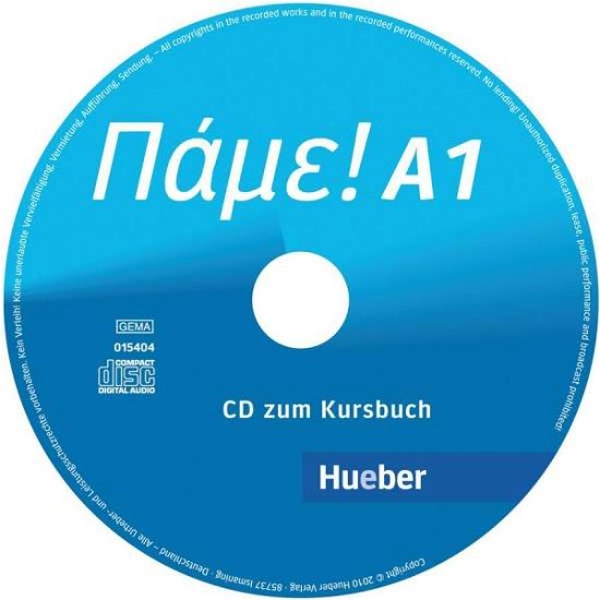 Pame! A1 BD01 - Vasili Bachtsevanidis - Muziek - Hueber Verlag Gmbh & Co Kg - 9783190154043 - 