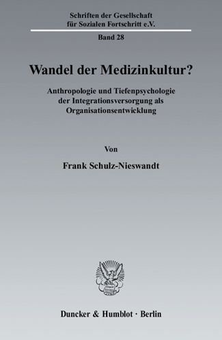 Cover for Frank Schulz-Nieswandt · Wandel Der Medizinkultur? (Paperback Bog) (2010)
