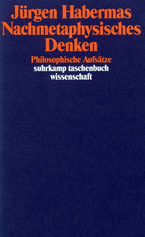 Cover for Jurgen Habermas · Suhrk.TB.Wi.1004 Habermas.Nachmetaphys. (Bog)