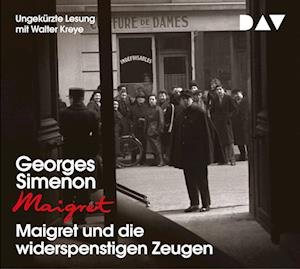Cover for Georges Simenon · Maigret und die widerspenstigen Zeugen (CD)