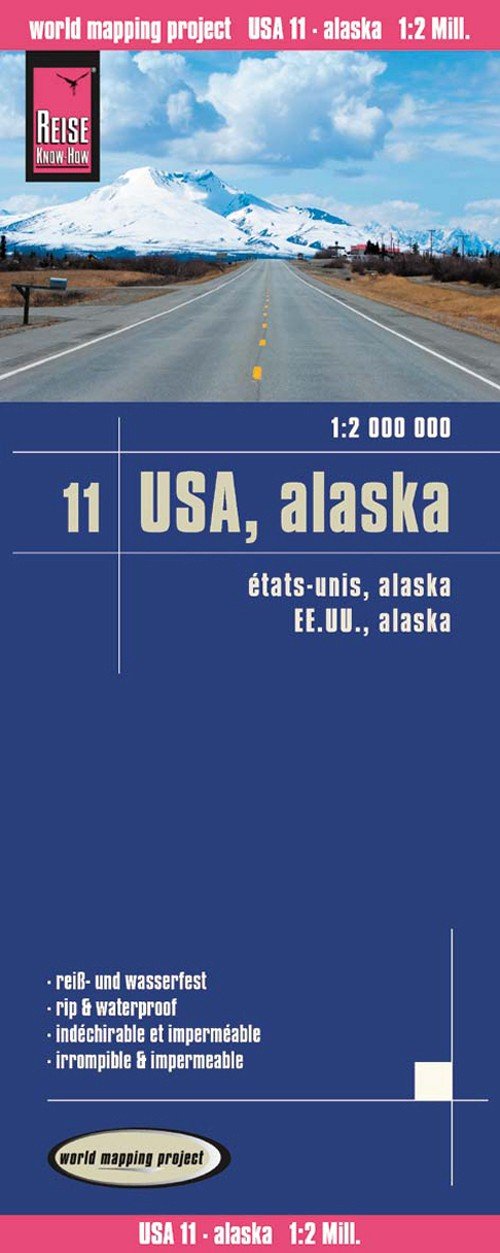 Cover for Reise Know-How · USA 11 Alaska (1:2.000.000) (Map) (2017)