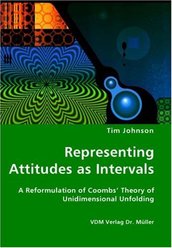 Cover for Tim Johnson · Representing Attitudes As Intervals - a Reformulation of Coombs' Theory of Unidimensional Unfolding (Paperback Book) (2007)