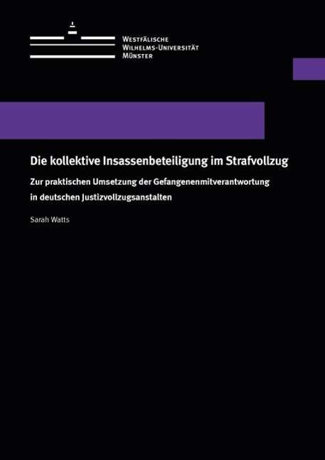 Cover for Watts · Die kollektive Insassenbeteiligun (Book)