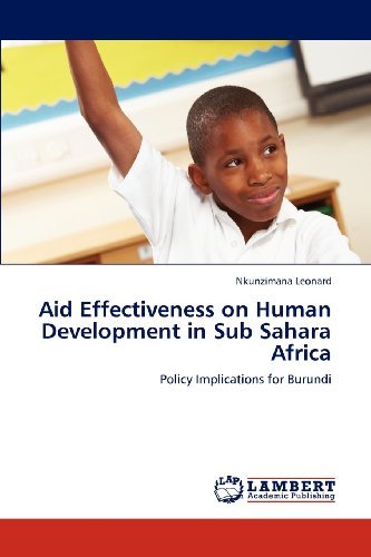 Cover for Nkunzimana Leonard · Aid Effectiveness on Human Development in Sub Sahara Africa: Policy Implications for Burundi (Paperback Bog) (2012)