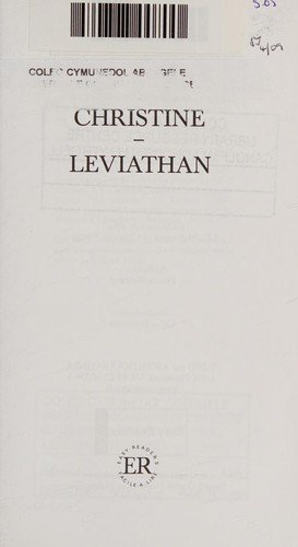 Cover for Ukendt forfatter · Christine Léviathan, ER A (Taschenbuch) [1. Ausgabe] (2007)