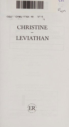 Cover for Ukendt forfatter · Christine Léviathan, ER A (Sewn Spine Book) [1th edição] (2007)