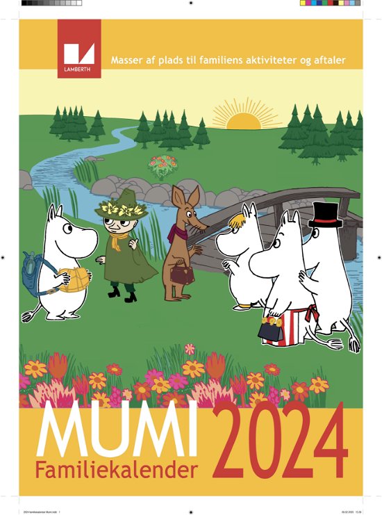 MUMI familiekalender 2024 -  - Bøger - LAMBERTH - 9788775662043 - 12. maj 2023