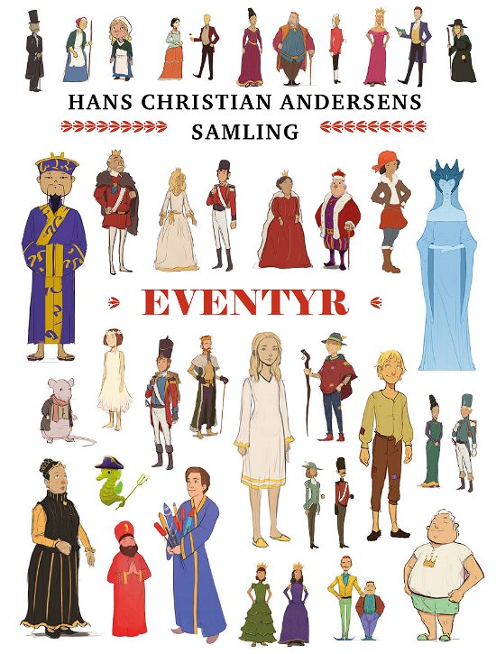 Cover for Hans Christian Andersen, Jørgen Haarder, Clara Wedersøe Strunge · Hans Christian Andersens samling EVENTYR (Bound Book) [1st edition] (2020)