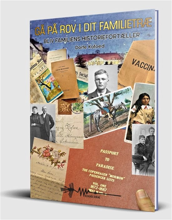 Cover for Dorte Kofoed · Glemte Danskere: Gå på rov i dit familietræ (Hardcover Book) [1. Painos] (2021)