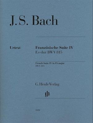 Cover for Johann Sebastian Bach · French Suite IV E flat major BWV 815 (Paperback Bog) (2022)