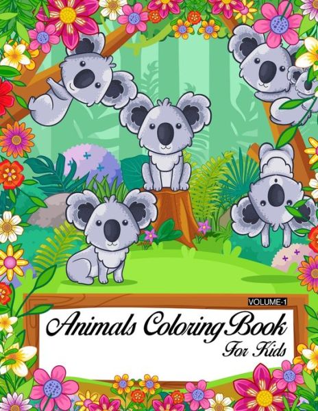 Cover for Rainbow Publishing · Animals Coloring Book For Kids (Volume-1) (Paperback Book) (2020)