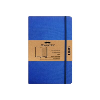 Cover for Moustachine · Moustachine Classic Linen Pocket Indigo Blue Ruled Flex (Book) (2024)