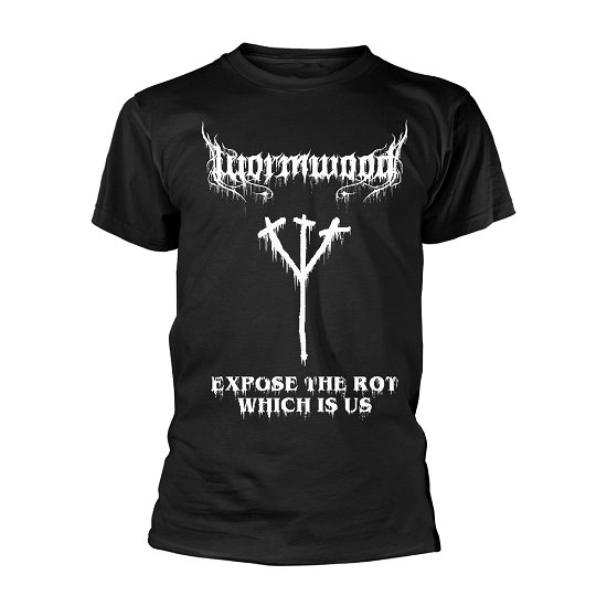 Cover for Wormwood · Expose the Rot Which is Us (T-shirt) [size S] [Black edition] (2021)