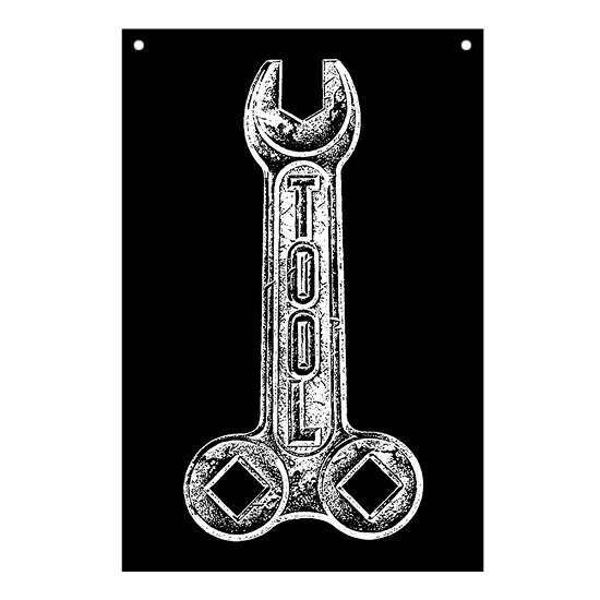Cover for Tool · Wrench Wall Flag (MERCH) [Limited, Black edition] (2019)