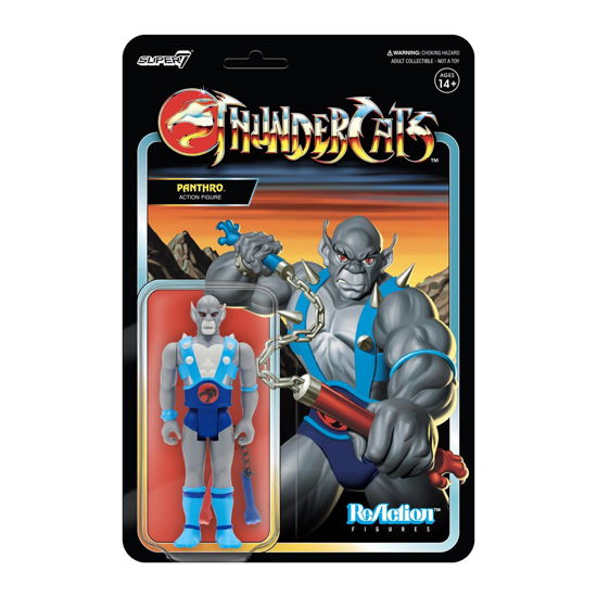 Reaction Figure - Panthro (Toy Variant) - Thundercats: Super7 - Merchandise - SUPER 7 - 0840049807044 - 10. Januar 2023