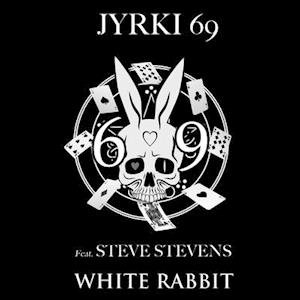 Cover for Jyrki 69 · White Rabbit (Black / White Splatter Vinyl) (LP) (2022)