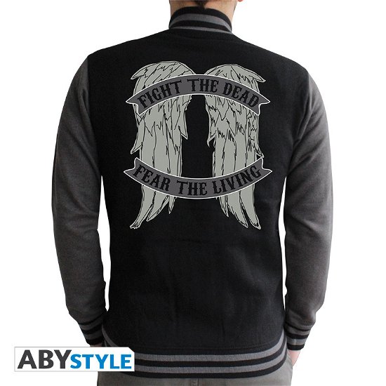 Cover for The Walking Dead · THE WALKING DEAD - Jacket - &quot;Angel Wings&quot; homme black / drk gry* (MERCH) (2019)