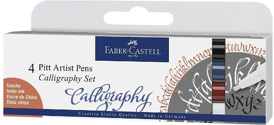 Cover for Faber · Faber-castell - India Ink Pitt Artist Pen C Stand (4 Pcs) (167504) (Spielzeug)