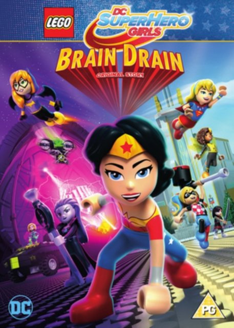 Cover for Lego Dc Superhero Girls - Brai · Lego DC (Original Movie) Superhero Girls - Brain Drain (DVD) (2017)