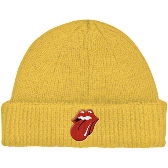 The Rolling Stones Unisex Beanie Hat: 72 Tongue (Roll Up) - The Rolling Stones - Fanituote -  - 5056561017044 - 