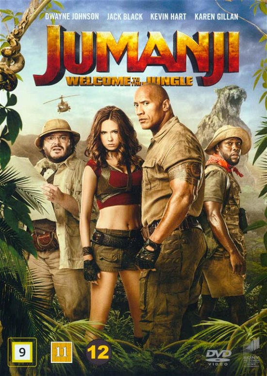 Cover for Dwayne Johnson / Jack Black / Kevin Hart / Karen Gillian · Jumanji: Welcome to the Jungle (DVD) (2018)