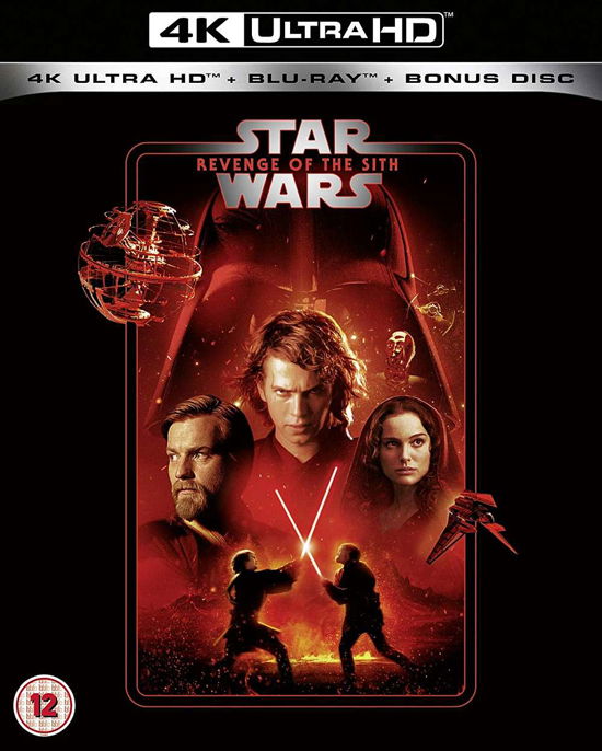 Cover for Star Wars Episode Iii: Revenge Of The Sith (Region Free) · Star Wars Episode Iii: Revenge Of The Sith (4K UHD Blu-ray) (2020)