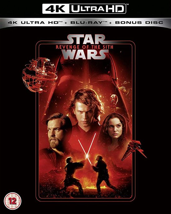 Cover for Star Wars Episode Iii: Revenge Of The Sith (Region Free - NO RETURNS) · Star Wars - Revenge Of The Sith (4K Ultra HD) (2020)