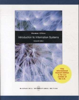 Cover for James O'Brien · Introduction to Information Systems, Loose Leaf (Paperback Book) (2012)