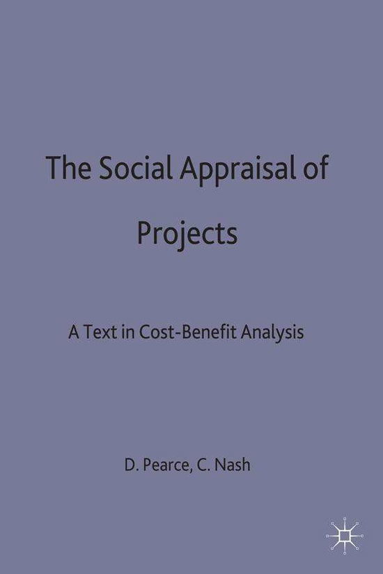 Cover for David W. Pearce · The Social Appraisal of Projects (Book) (1981)