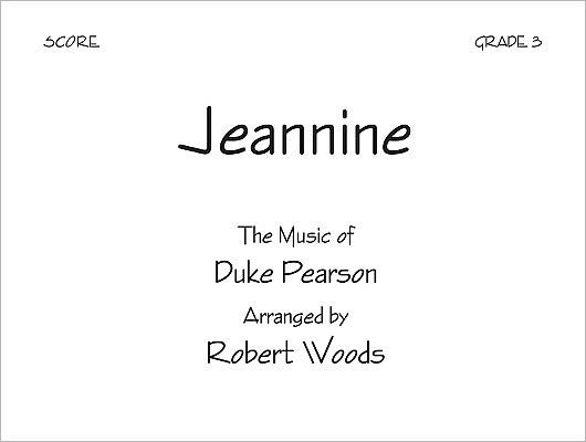 Cover for Duke Pearson · Jeannine (Partitur) (2007)