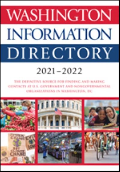 Cover for Cq Press · Washington Information Directory 2021-2022 (Hardcover Book) (2021)