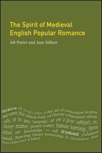 Cover for Ad Putter · The Spirit of Medieval English Popular Romance - Longman Medieval and Renaissance Library (Hardcover bog) (2016)