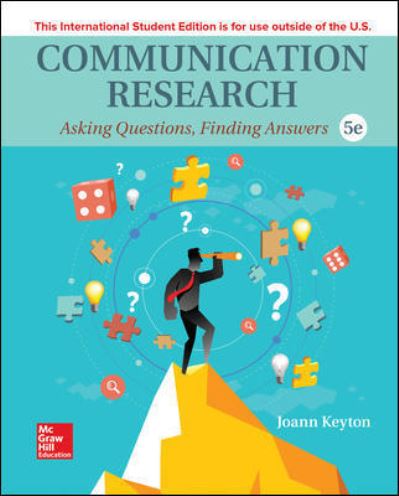 Cover for Joann Keyton · ISE Communication Research: Asking Questions, Finding Answers (Paperback Book) (2018)