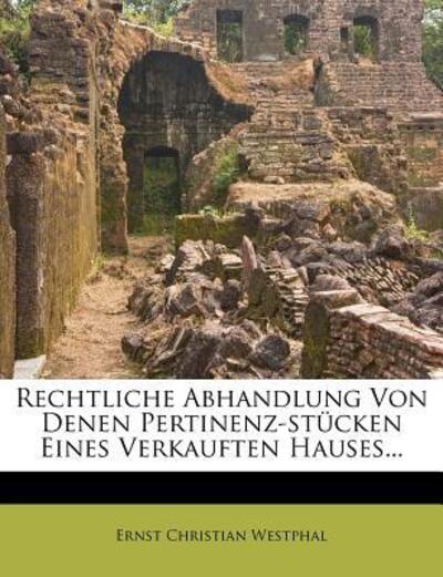 Cover for Westphal · Rechtliche Abhandlung von dene (Book)